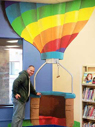 CADL South Lansing Library Mural